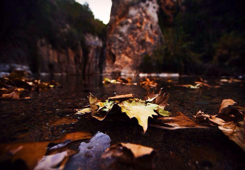 Montanejos y su Fuente de los Baños es un auténtico espectáculo natural en otoño